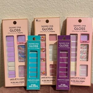 Dashing Diva Gloss Ultra Shine Gel Palette - Purple and Pink
